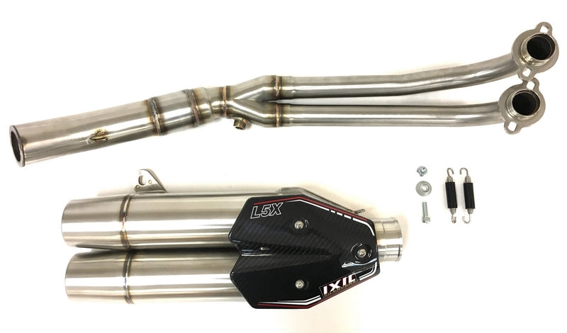 L5X-Hyperlow-Auspuff passend für Yamaha XP 530 T-Max (SJ14) DX / SX 2017-2023 - Kama Bike Parts