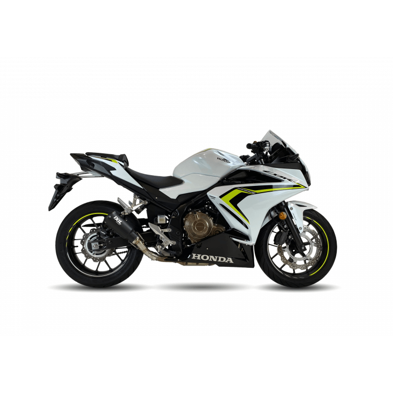 RB Edelstahl Auspuff passend für Honda CB 500 F 2019-2020 CBR 500 R 2019-2021 - Kama Bike Parts