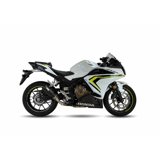 RB Edelstahl Auspuff passend für Honda CB 500 F 2019-2020 CBR 500 R 2019-2021 - Kama Bike Parts