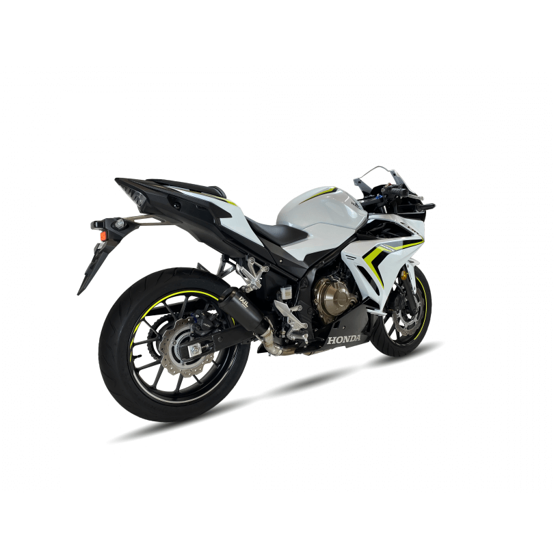 RB Edelstahl Auspuff passend für Honda CB 500 F 2019-2020 CBR 500 R 2019-2021 - Kama Bike Parts