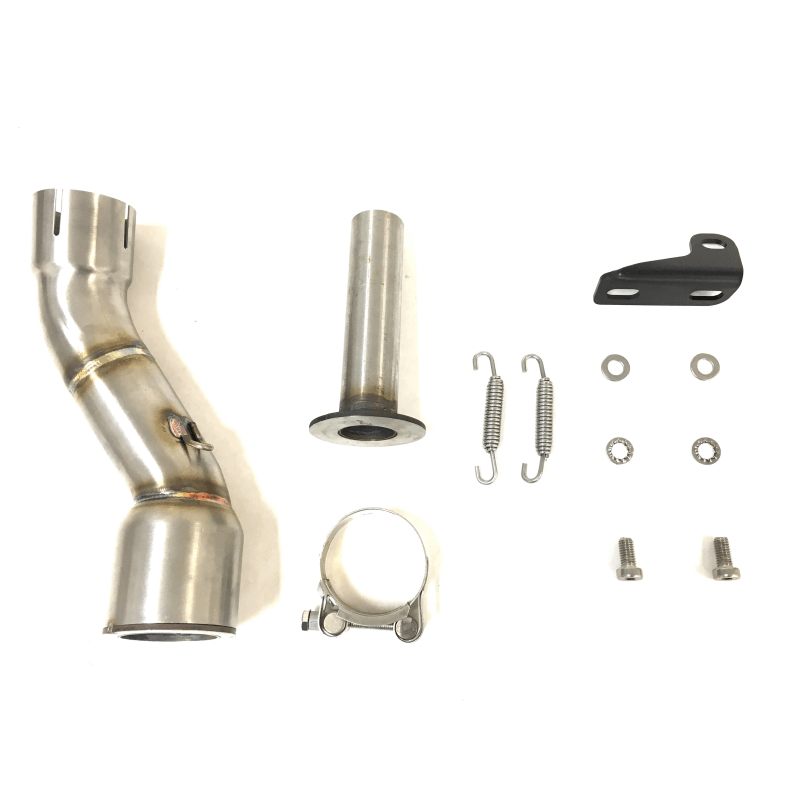 RB Edelstahl Auspuff passend für Honda CB 500 F 2019-2020 CBR 500 R 2019-2021 - Kama Bike Parts