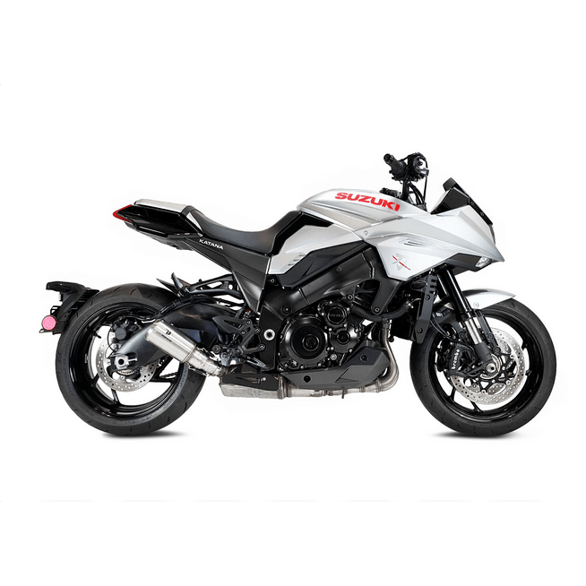 IXRACE MK2 Auspuff passend für Suzuki GSX-S 1000/GT 2021-2022 KATANA 1000 22 EURO 5 silber - Kama Bike Parts