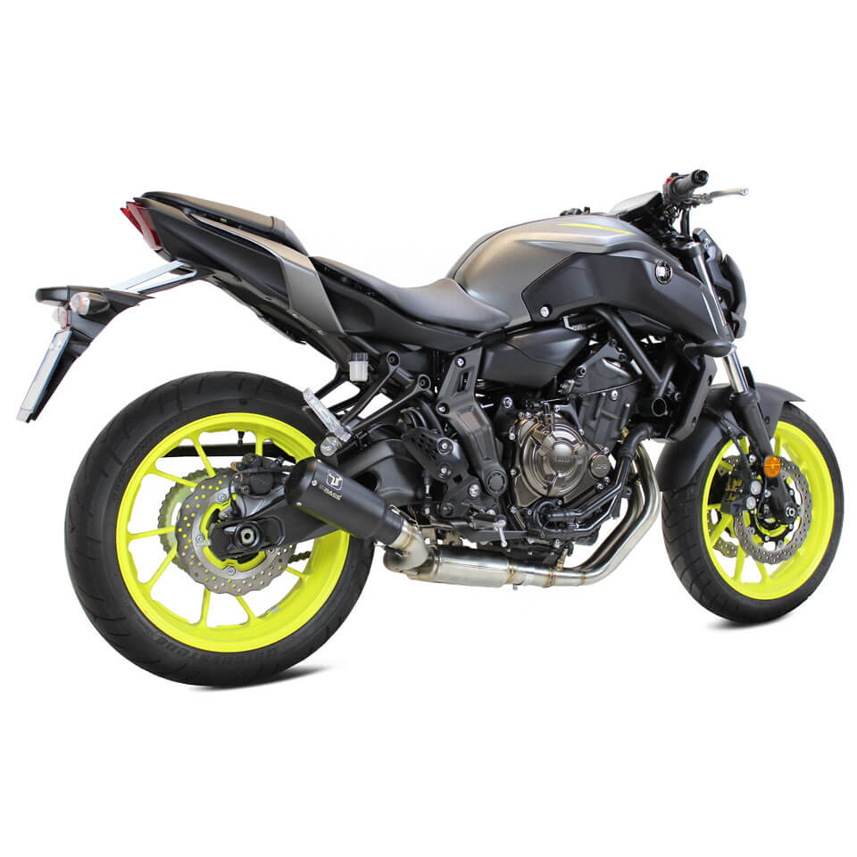 IXRACE MK2 Auspuff schwarz passend für Yamaha MT-07 2014-2020 - Kama Bike Parts
