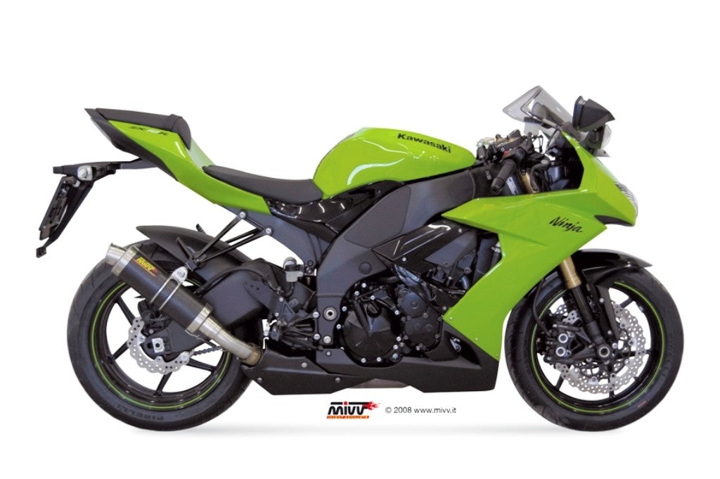 MIVV GP Auspuff Carbon passend für Kawasaki ZX-10R 2008-2010