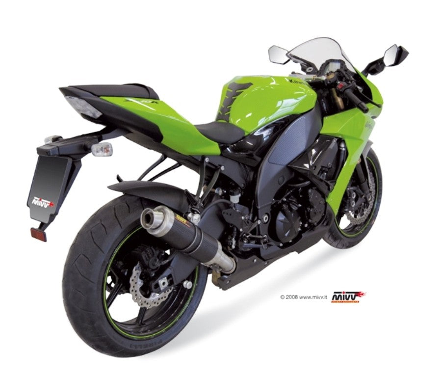 MIVV GP Auspuff Carbon passend für Kawasaki ZX-10R 2008-2010