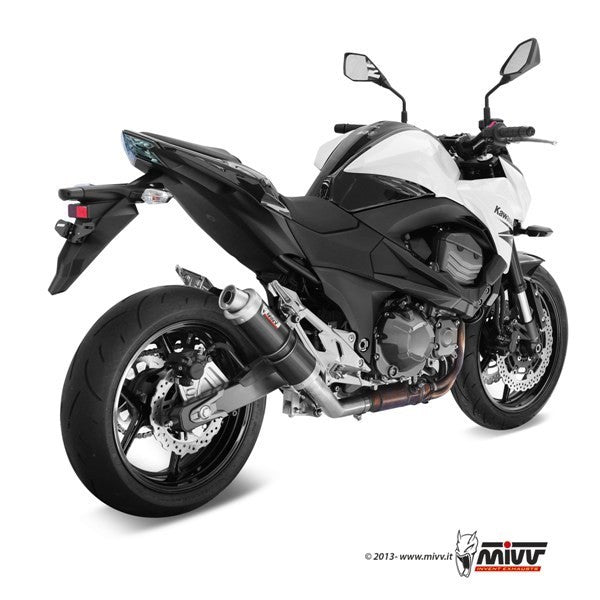 MIVV GP Auspuff schwarz passend für Kawasaski Z 800 E 2013-2016