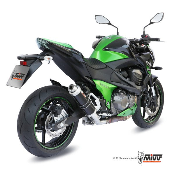 MIVV GP Auspuff schwarz passend für Kawasaki Z800 2013-2016
