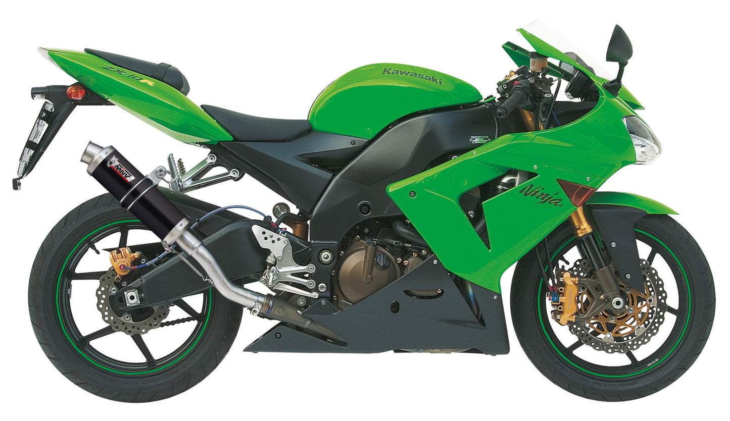 MIVV GP Auspuff schwarz passend für Kawasaki ZX-10R 2004-2005