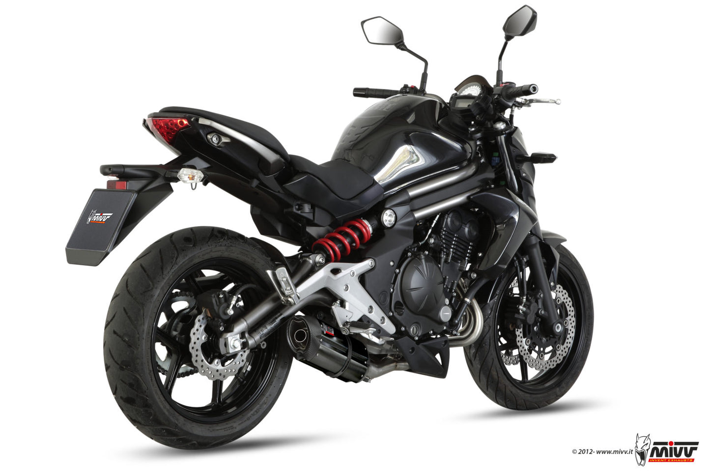 MIVV Suono Auspuff Komplettanlage passend für Kawasaki ER 6 N / F 2012-2016