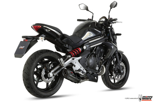 MIVV Suono Auspuff Komplettanlage passend für Kawasaki ER 6 N / F 2012-2016