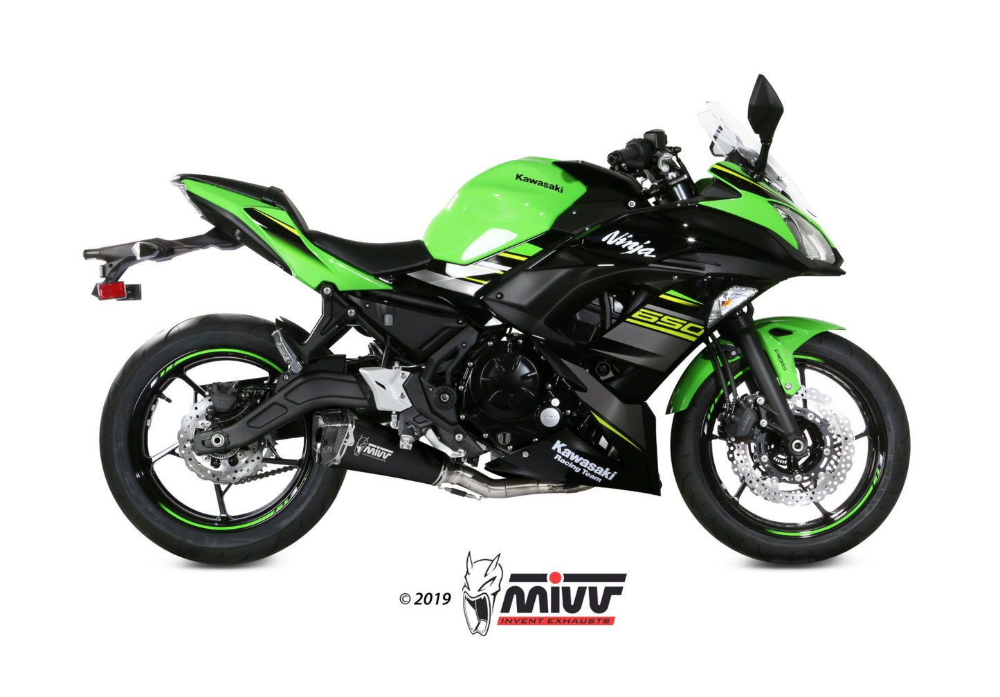 MIVV Delta Race Auspuff Komplettanlage passend für KAWASAKI NINJA 650 2017-2023