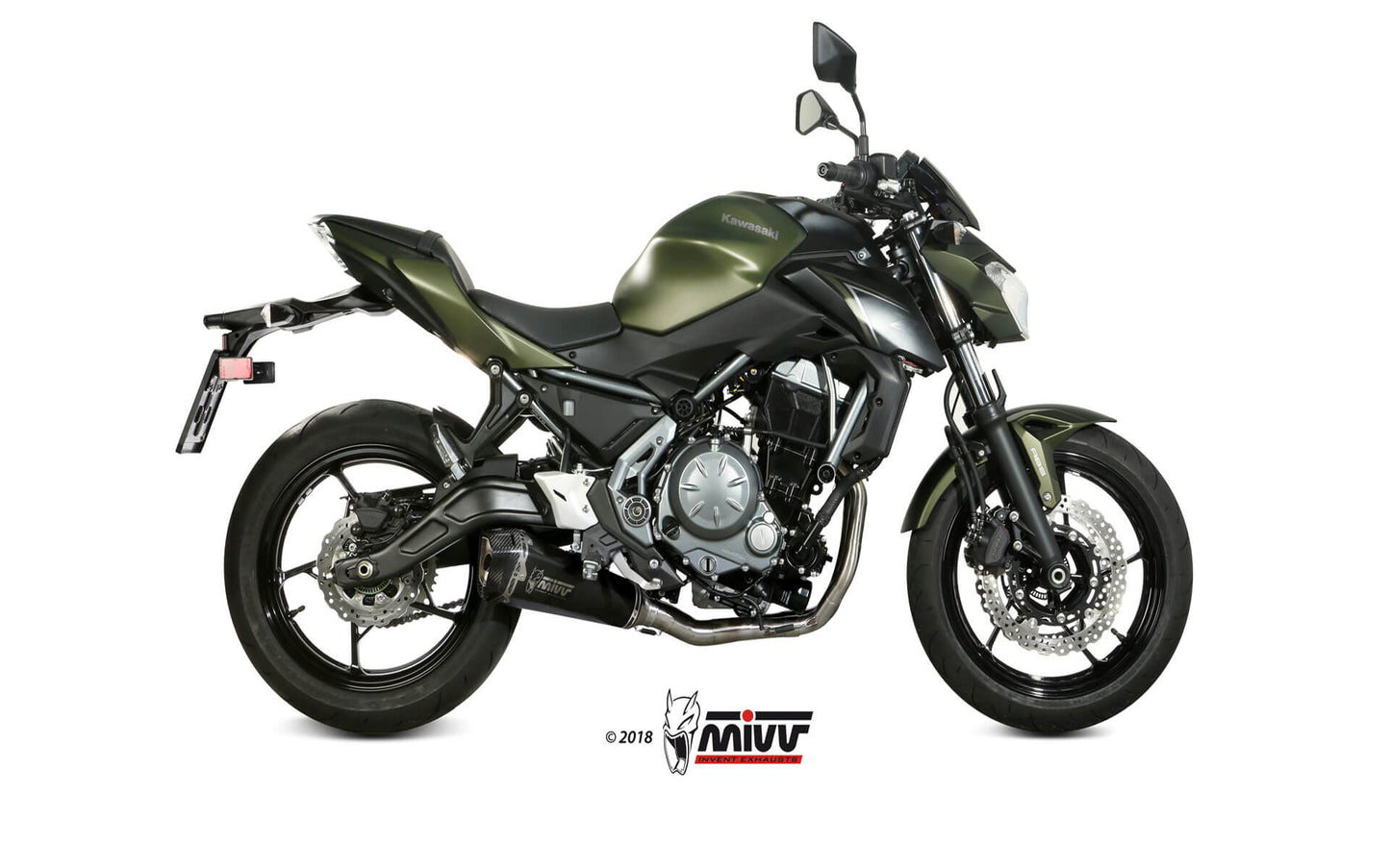 MIVV Delta Race Auspuff Komplettanlage passend für KAWASAKI Z650 2017-2023