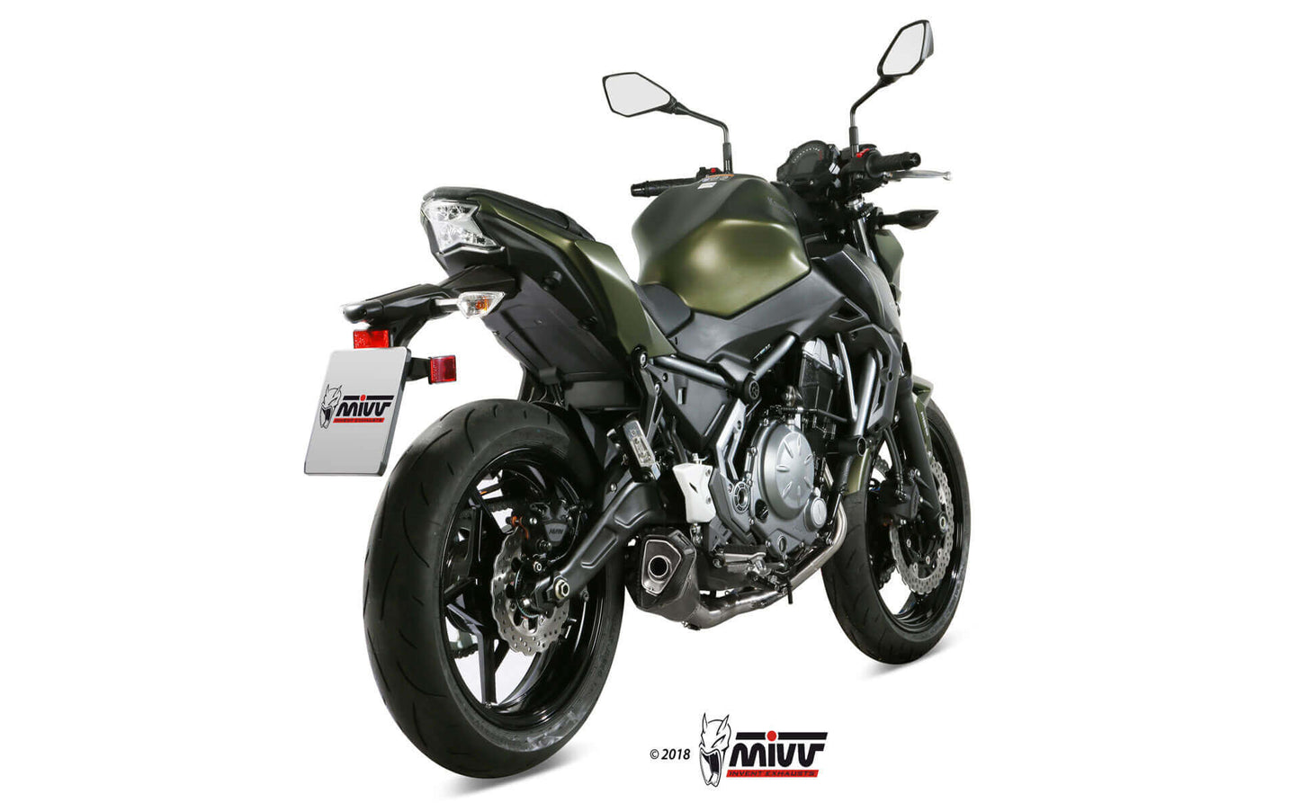 MIVV Delta Race Auspuff Komplettanlage passend für KAWASAKI Z650 2017-2023