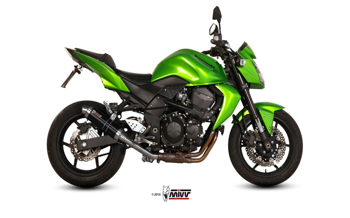 MIVV GP Auspuff schwarz passend für Kawasaki Z 750 2007-2014