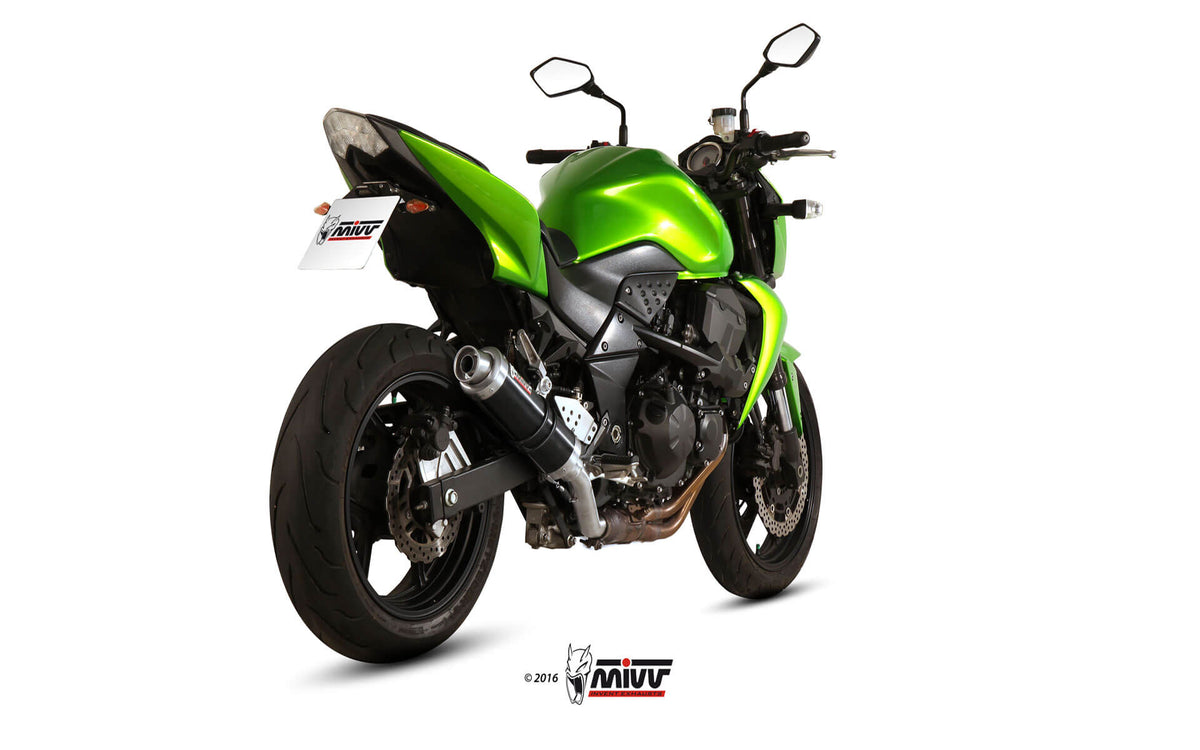 MIVV GP Auspuff schwarz passend für Kawasaki Z 750 2007-2014