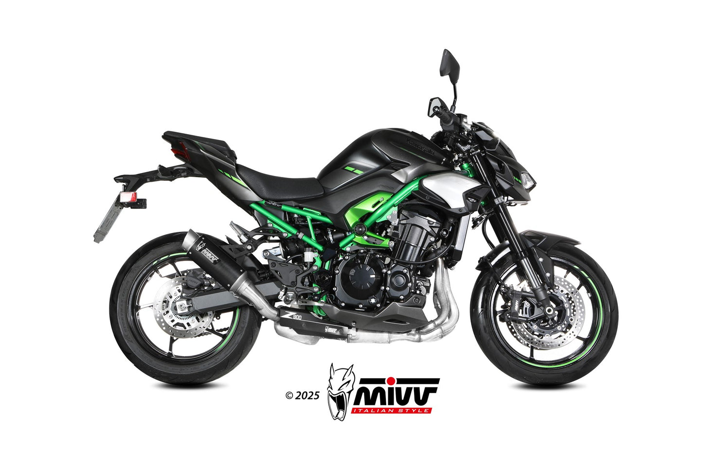 MIVV GPpro Auspuff Carbon passend für KAWASAKI Z 900 2025-2026