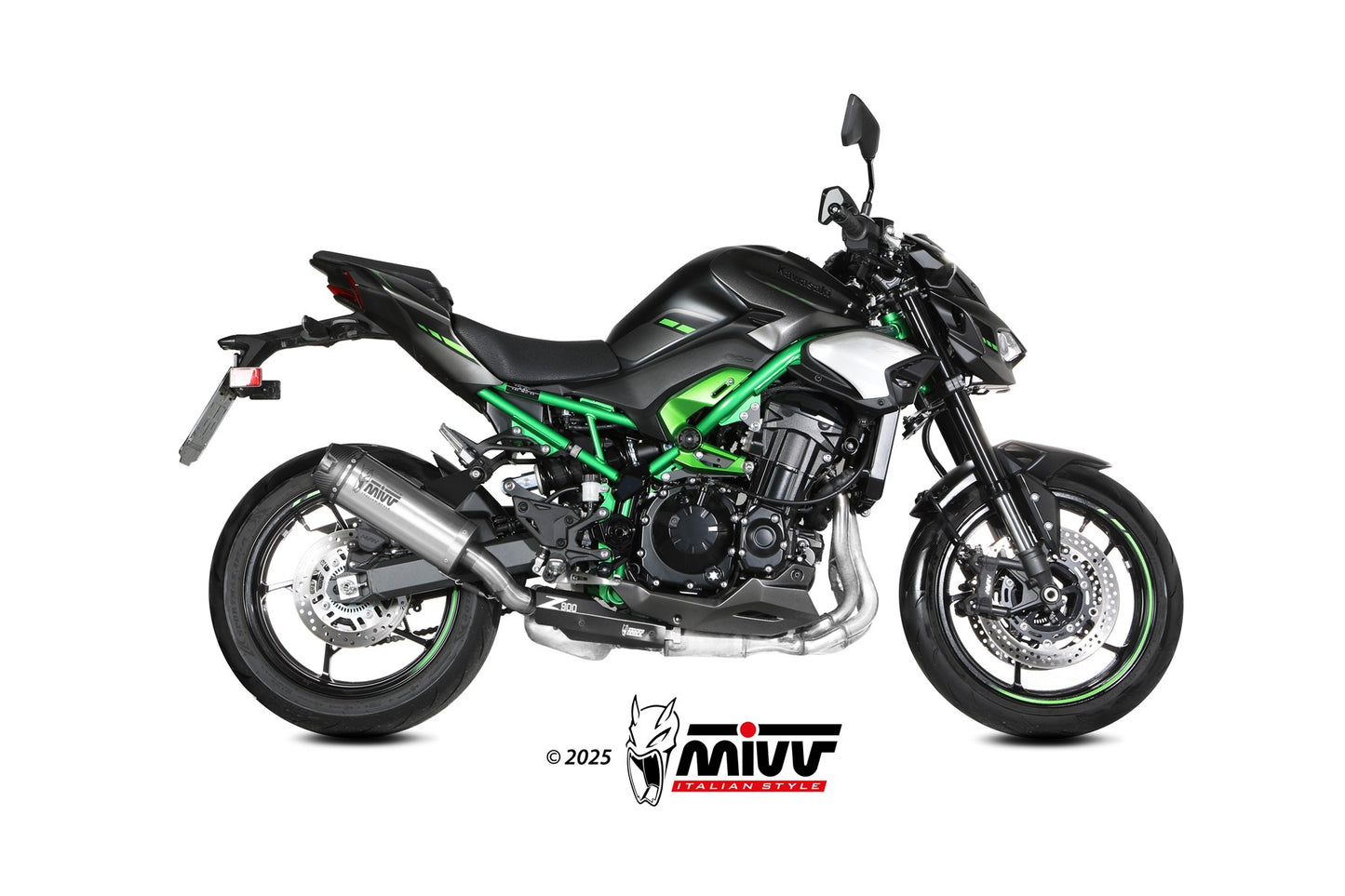 MIVV AK-1 Auspuff Titan passend für KAWASAKI Z 900 2025-2026