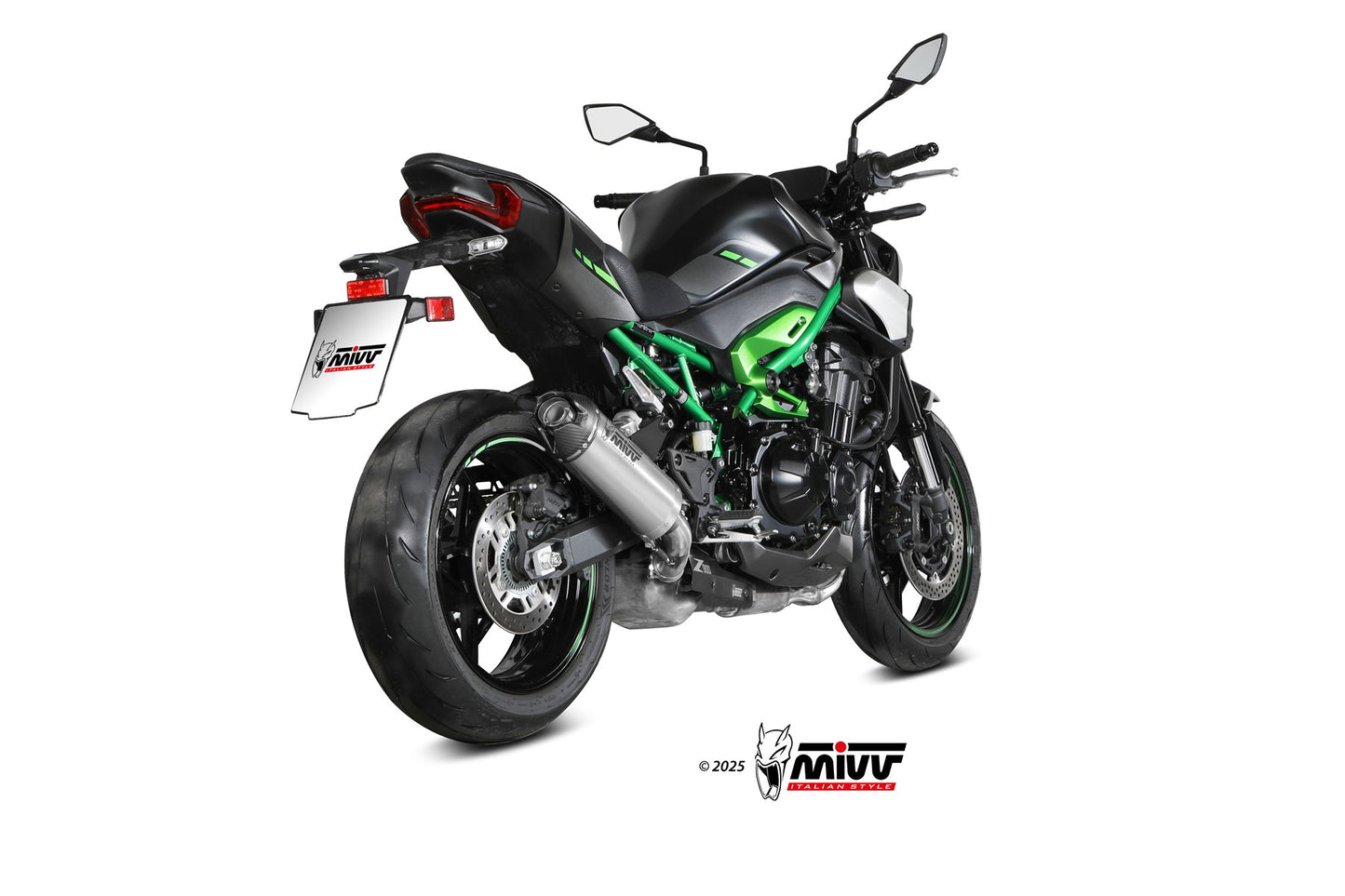 MIVV AK-1 Auspuff Titan passend für KAWASAKI Z 900 2025-2026