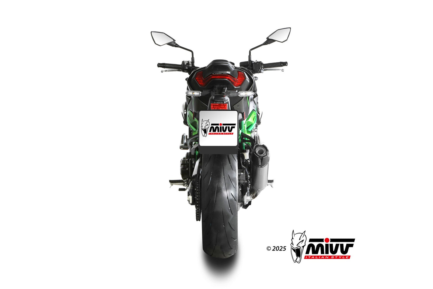 MIVV AK-1 Auspuff Titan passend für KAWASAKI Z 900 2025-2026