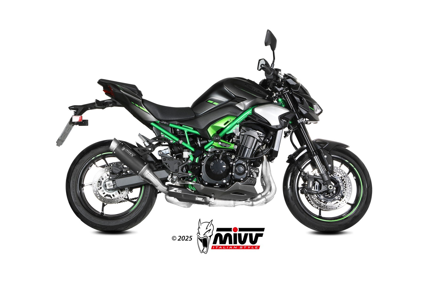 MIVV GPpro Auspuff schwarz passend für KAWASAKI Z 900 2025-2026