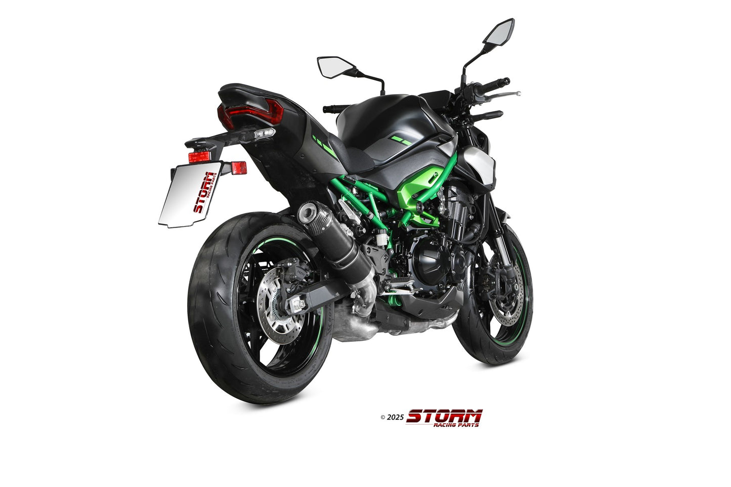 STORM GP-C Auspuff schwarz passend für KAWASAKI Z 900 2025-2026