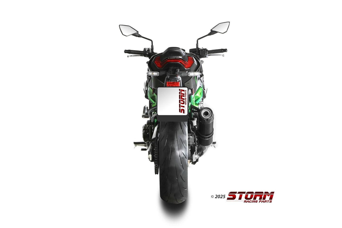 STORM GP-C Auspuff schwarz passend für KAWASAKI Z 900 2025-2026