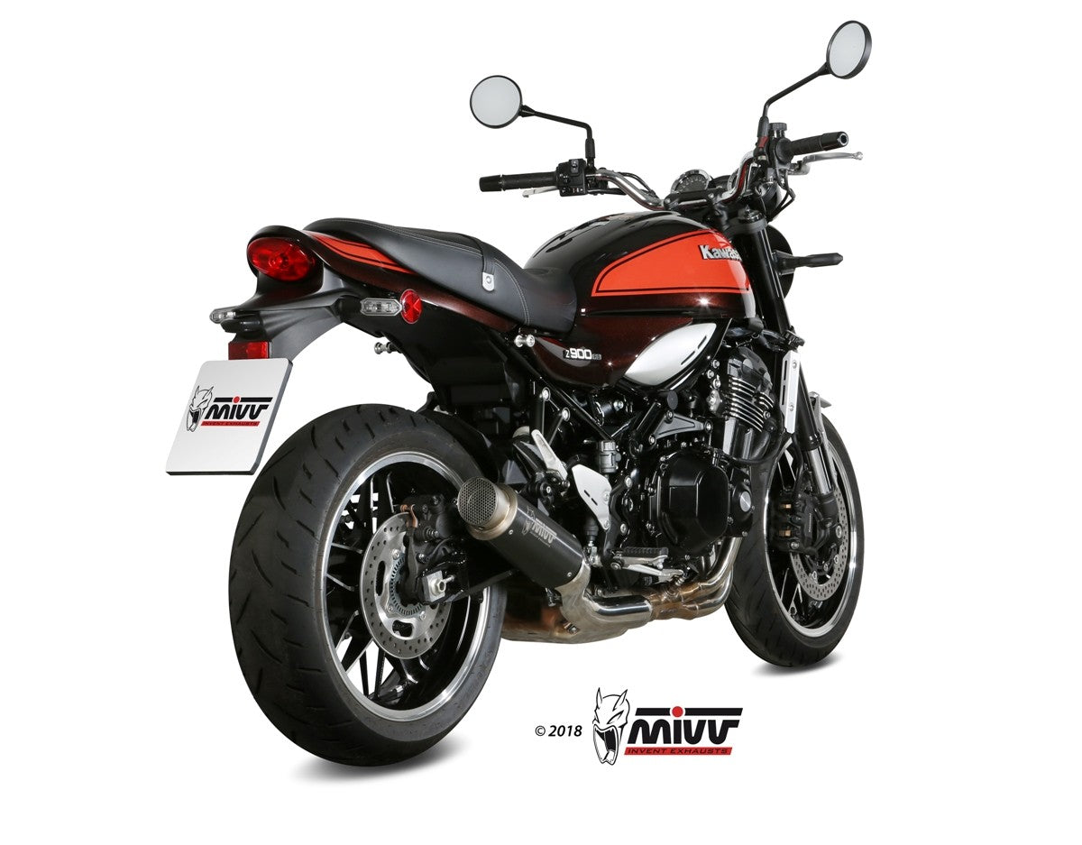 MIVV GPpro Auspuff schwarz passend für Kawasaki Z 900 RS 2018-2024