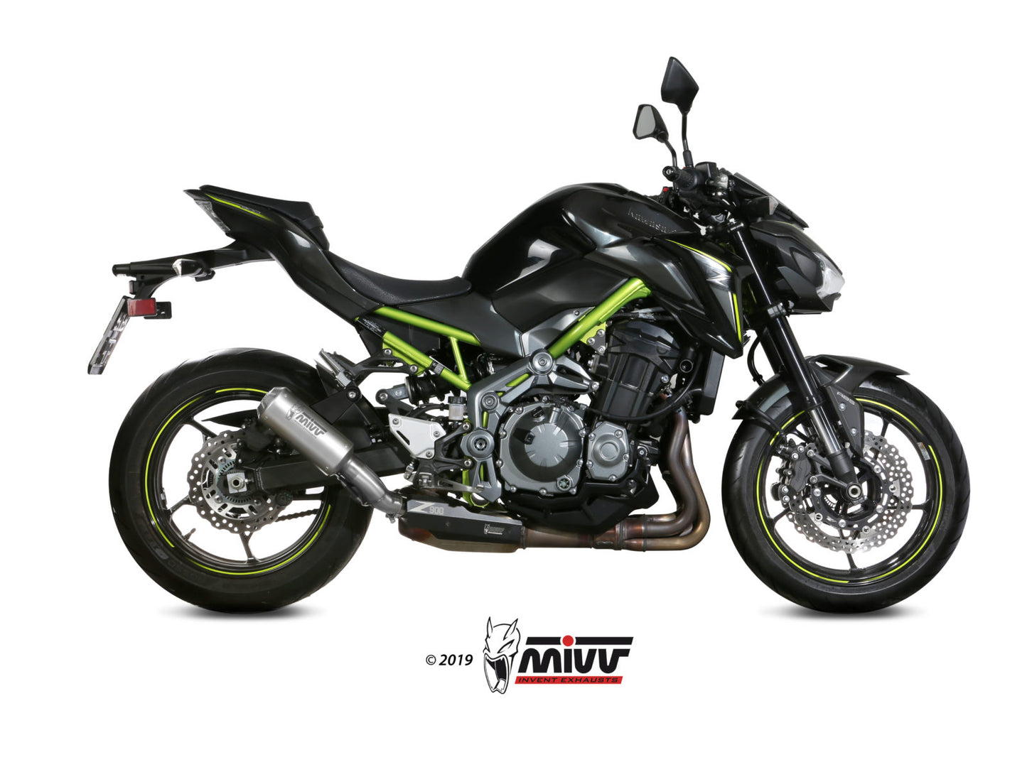 MIVV MK3 Auspuff Edelstahl passend für KAWASAKI Z900 A2 2017-2026