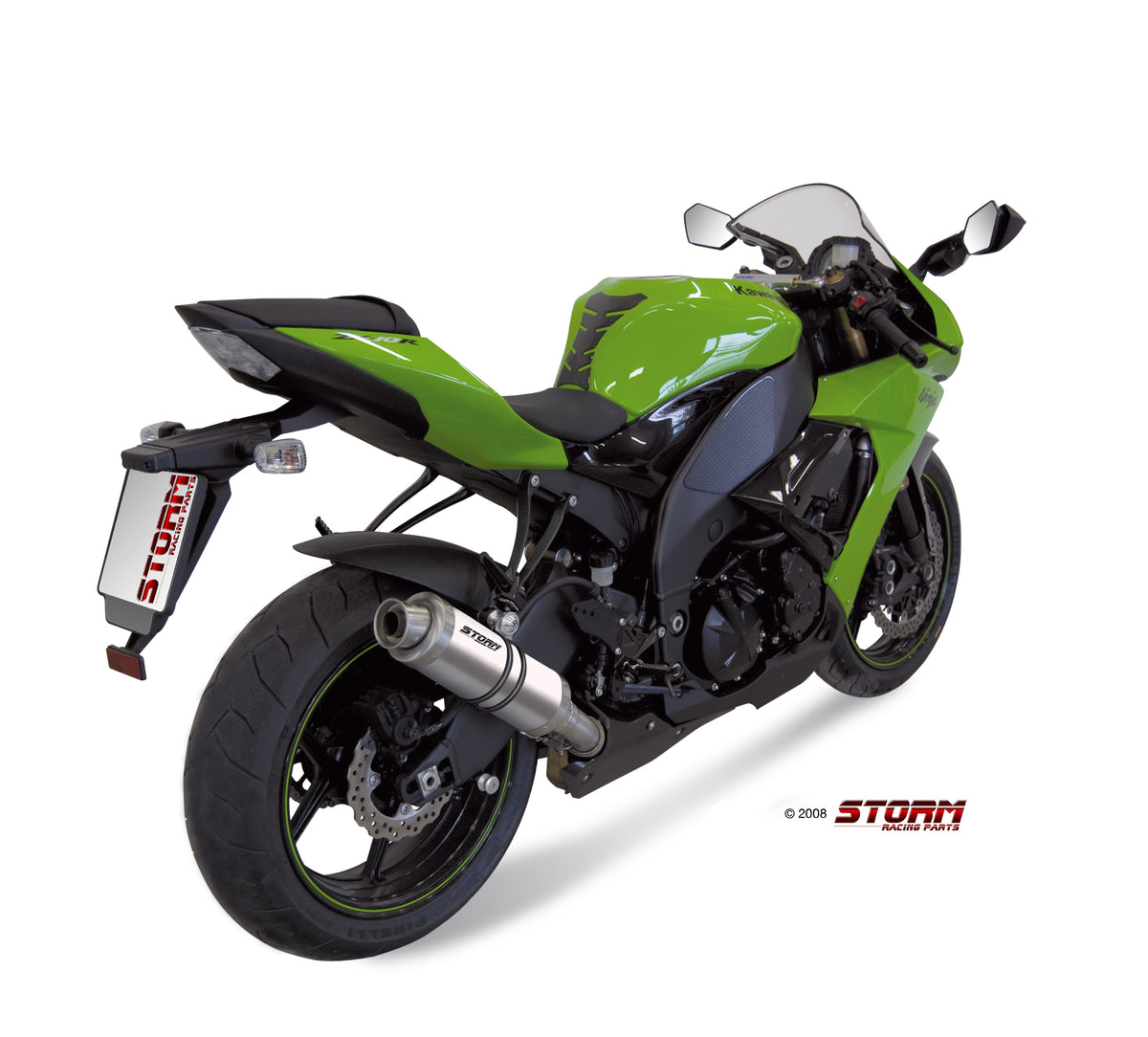 STORM GP Auspuff passend für KAWASAKI ZX-10R 2008-2010