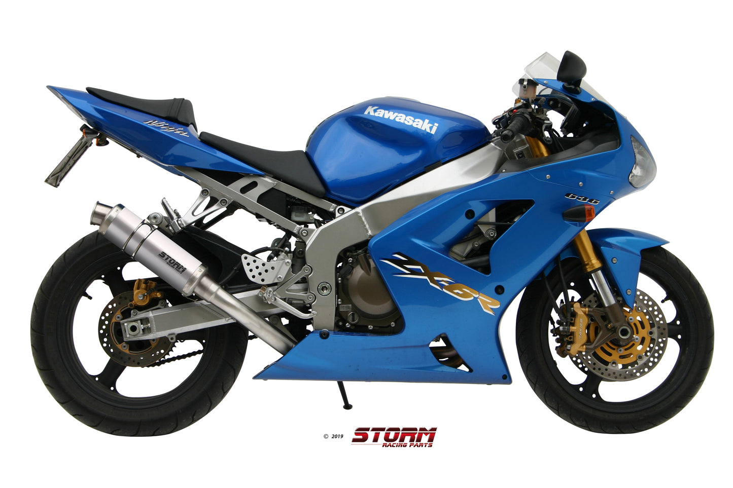 STORM GP Auspuff passend für Kawasaki ZX-6R 2003-2004