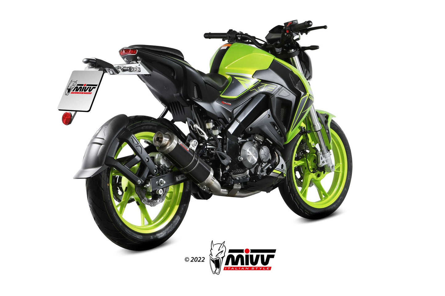 MIVV GP Auspuff Komplettanlage passend für KEEWAY RKF 125 2021-2024