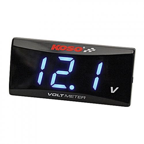 KOSO Batteriespannungsanzeige für alle 12 V Gleichstrom-Batterien - Kama Bike Parts