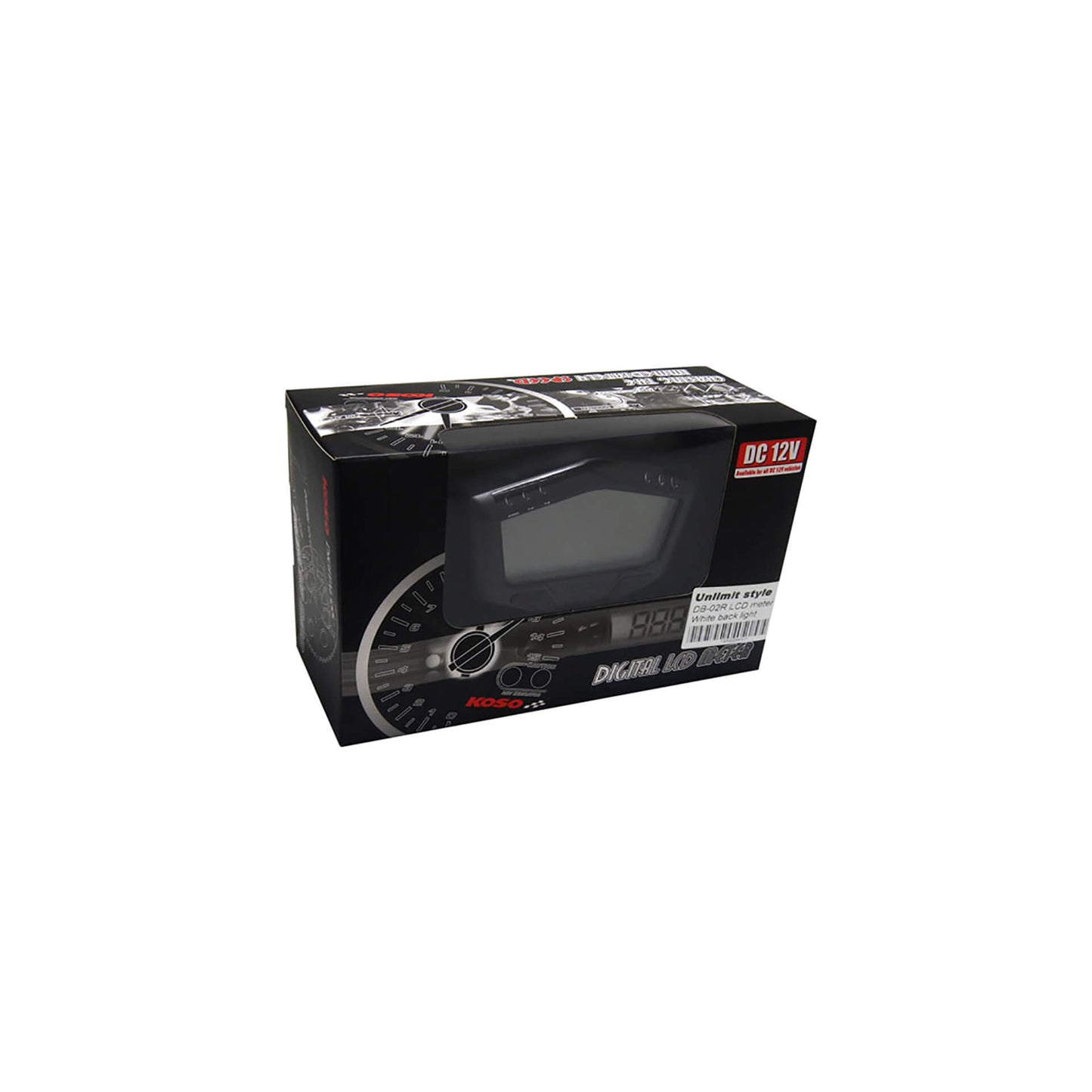 KOSO Digitales Multifunktions-Cockpit DB-02R - Kama Bike Parts