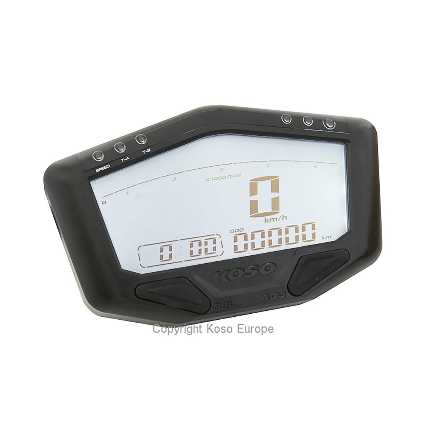 KOSO Digitales Multifunktions-Cockpit DB-02R - Kama Bike Parts