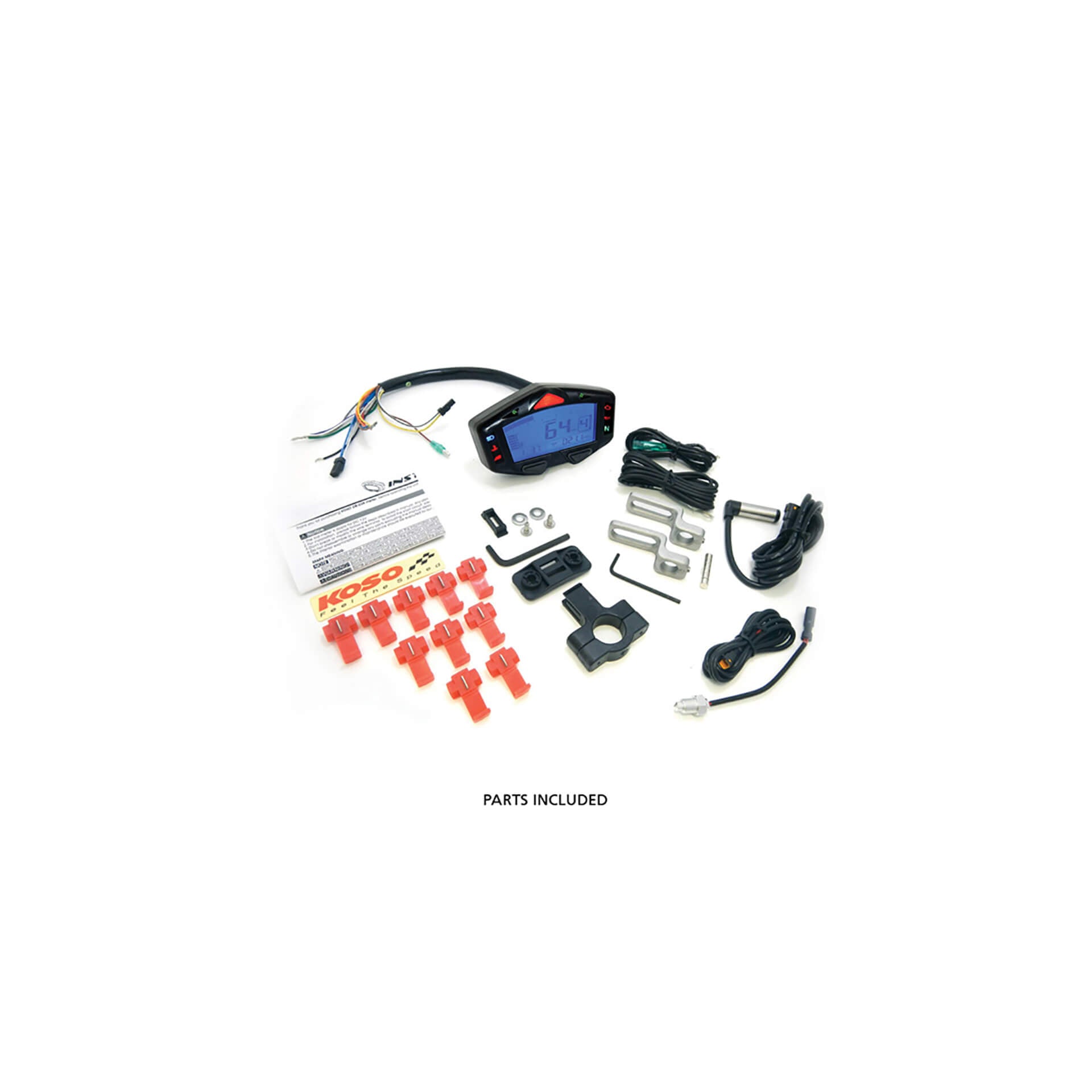 KOSO Digitales Multifunktions-Racing-Cockpit DB-03R - Kama Bike Parts