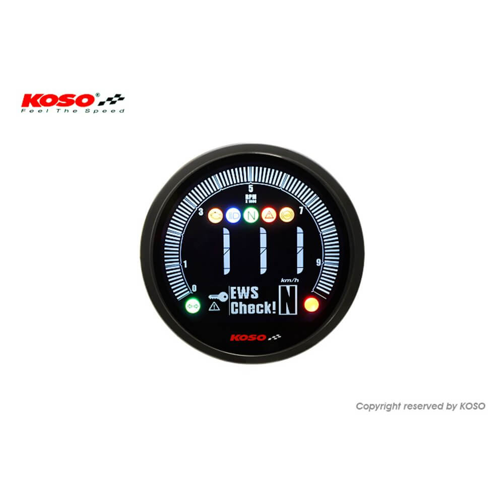 KOSO Drehzahlmesser/Tachometer plug & play Bolt R-Spec passend für XVS 950 2022- - Kama Bike Parts