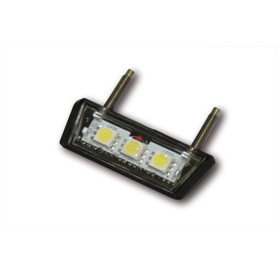 KOSO Mini LED Kennzeichenbeleuchtung schwarz - Kama Bike Parts