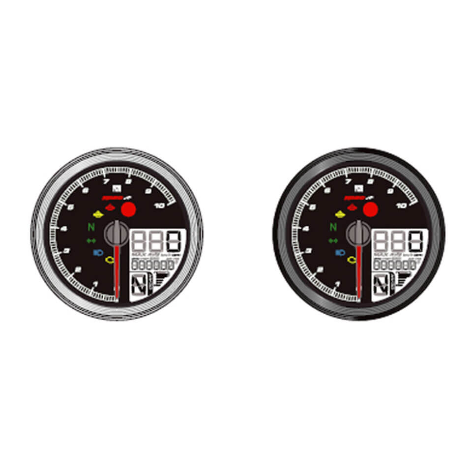 KOSO Digitales Tachometer Multifunktions-Cockpit TNT-04 - Kama Bike Parts