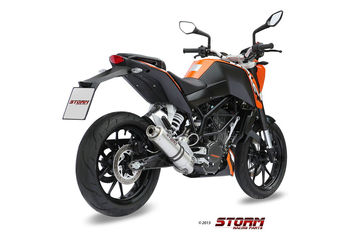 STORM GP Auspuff passend für KTM 200 DUKE 2012-2014