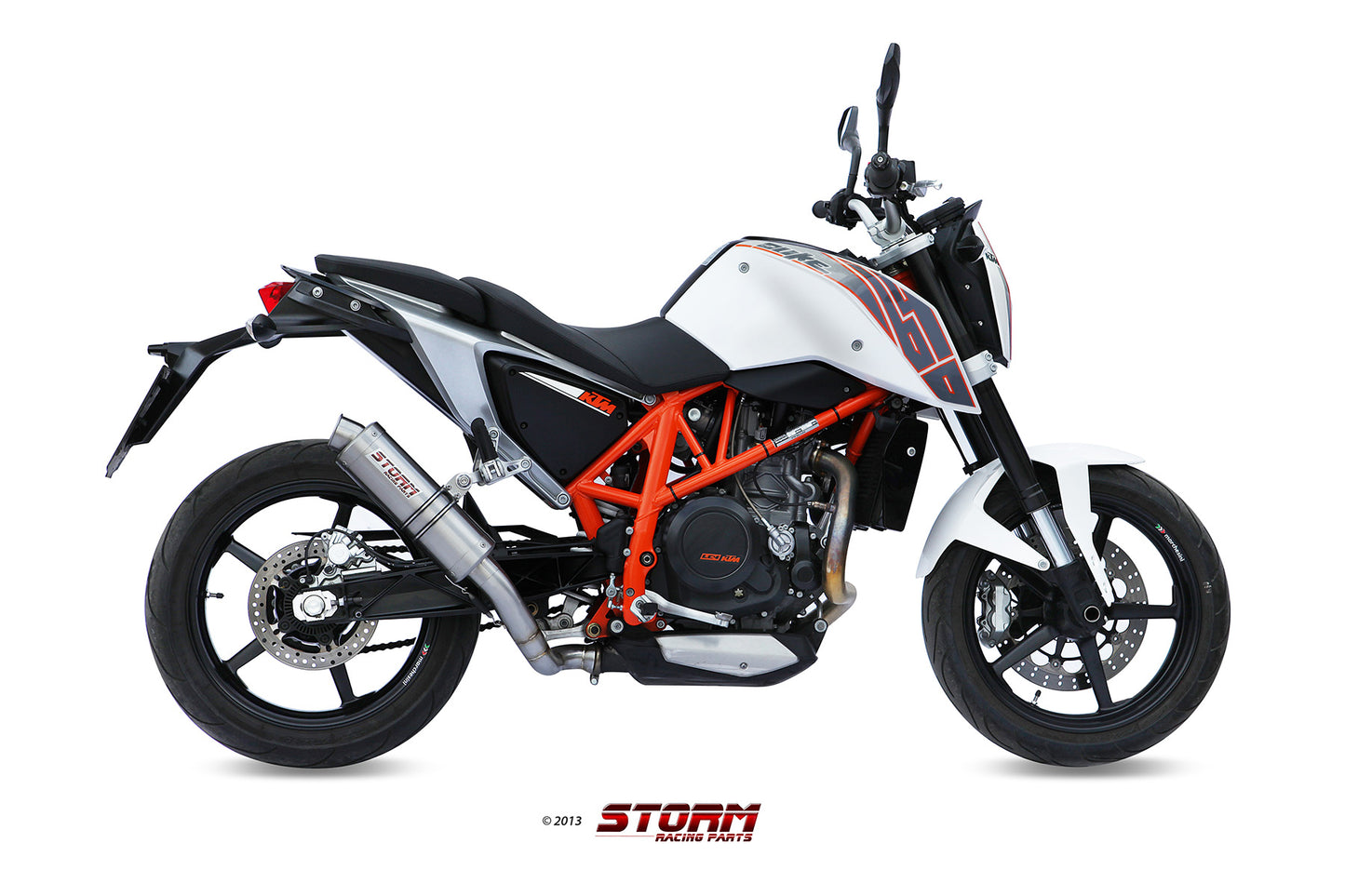 STORM GP Auspuff passend für KTM 690 Duke 2012-2016