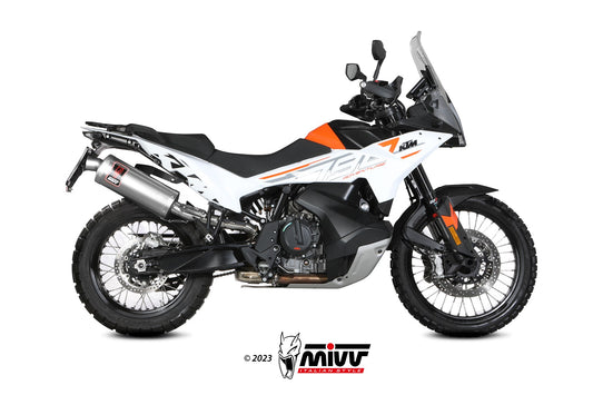 MIVV DAKAR Auspuff Edelstahl passend für KTM 790 ADVENTURE / R 2019-2026