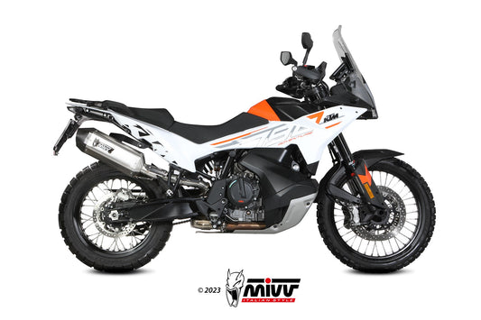 MIVV Speed Edge Auspuff Edelstahl passend für KTM 790 ADVENTURE / R 2019-2026