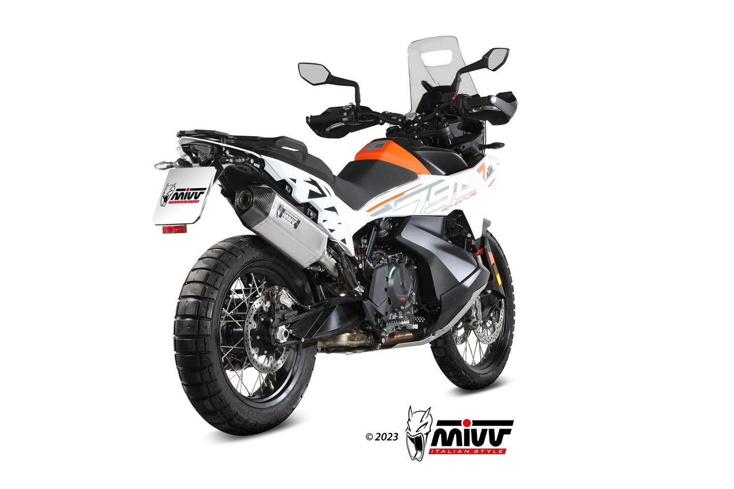 MIVV Speed Edge Auspuff Edelstahl passend für KTM 790 ADVENTURE / R 2019-2026