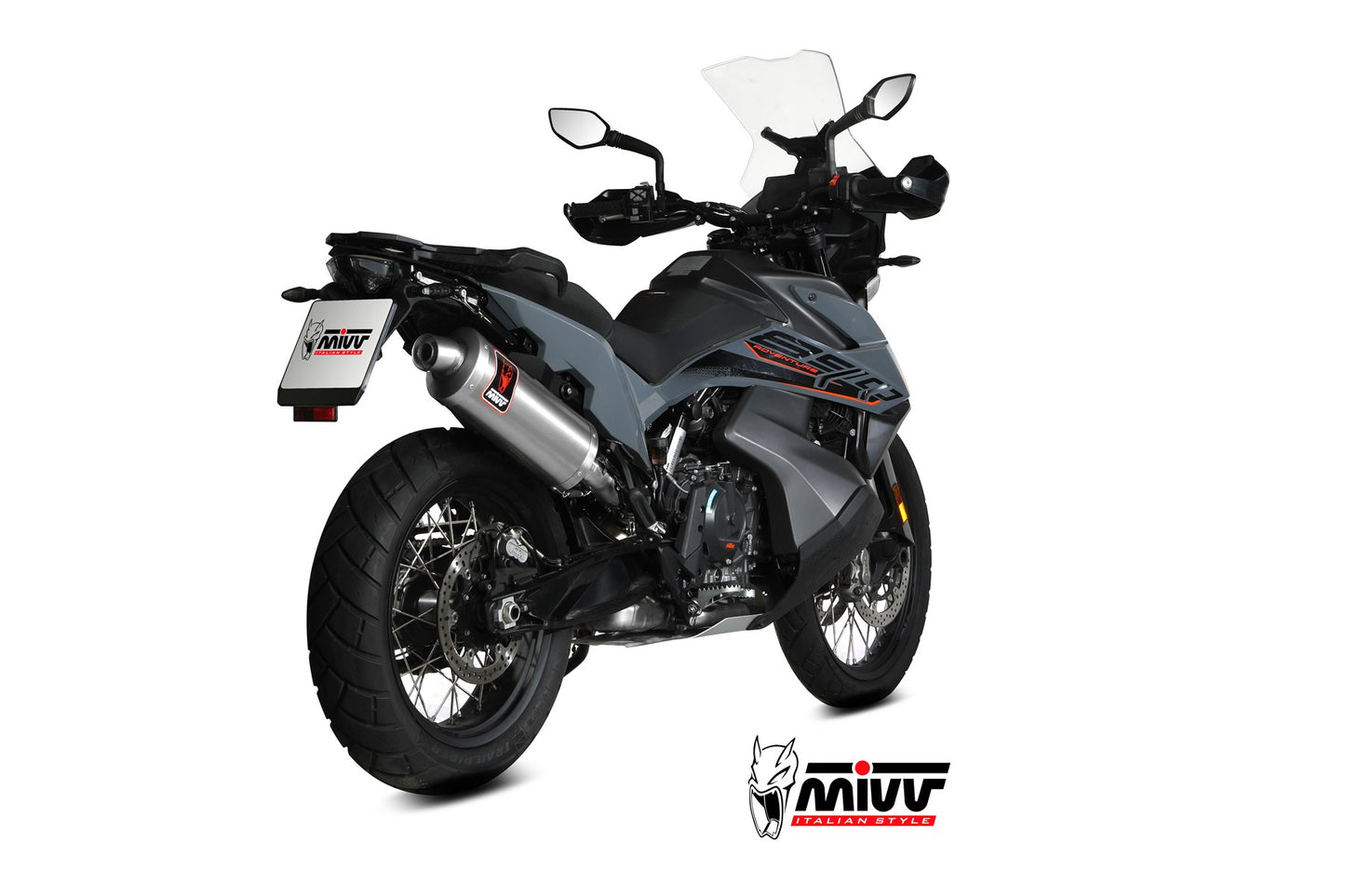 MIVV DAKAR Auspuff Edelstahl passend für KTM 890 ADVENTURE / R 2020-2026