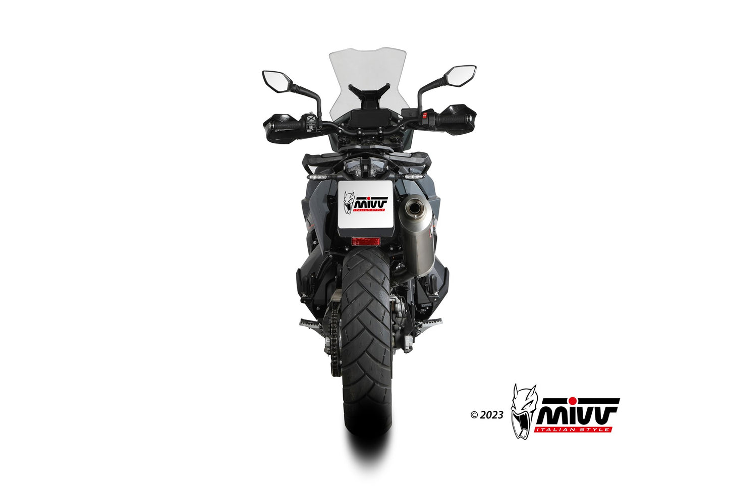 MIVV DAKAR Auspuff Edelstahl passend für KTM 890 ADVENTURE / R 2020-2026
