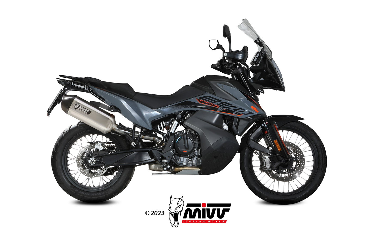 MIVV Speed Edge Auspuff Edelstahl passend für KTM 890 ADVENTURE / R 2020-2026