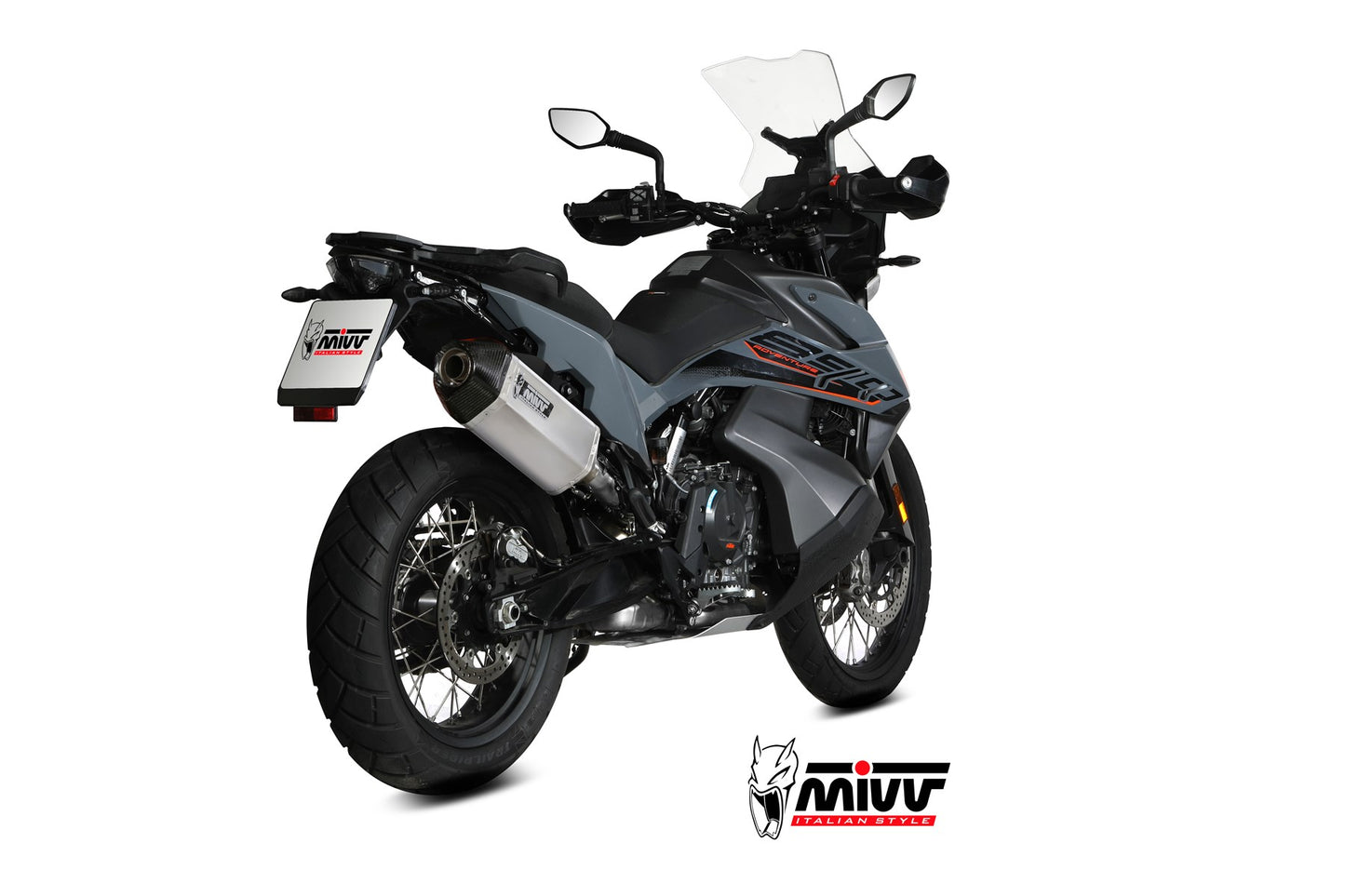 MIVV Speed Edge Auspuff Edelstahl passend für KTM 890 ADVENTURE / R 2020-2026