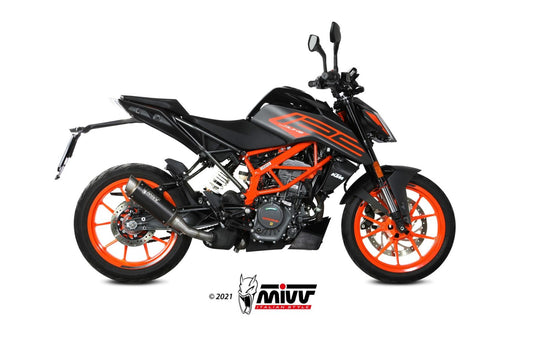 MIVV GPpro Auspuff schwarz passend für KTM 125 DUKE 2021-2023
