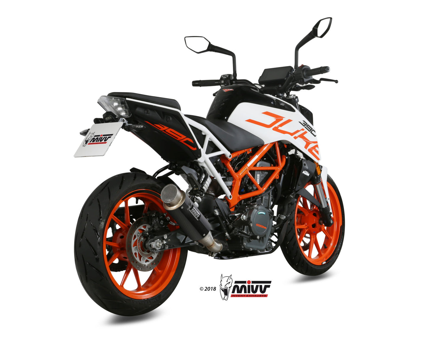 MIVV GPpro Auspuff Carbon passend für KTM 390 DUKE 2017-2020