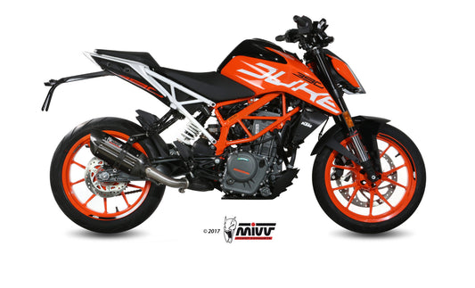 MIVV Suono Auspuff schwarz passend für KTM 390 DUKE 2017-2020